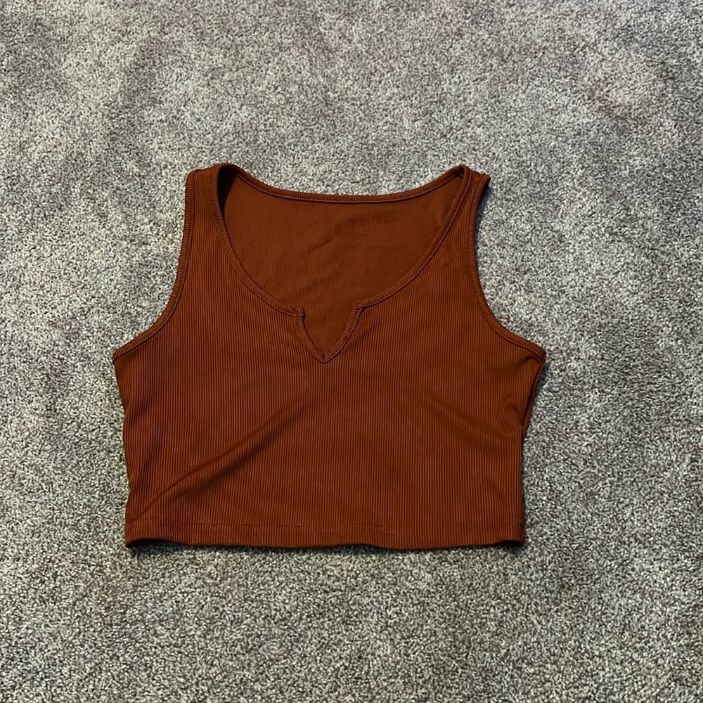 Notched Tank Top